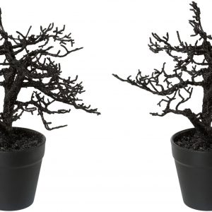 Creativ green Künstlicher Weihnachtsbaum, im farblich passenden Topf und mit Glitzer-Optik