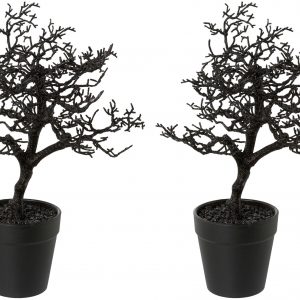 Creativ green Künstlicher Weihnachtsbaum, im farblich passenden Topf und mit Glitzer-Optik