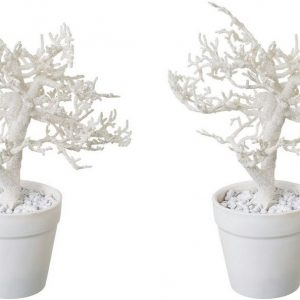 Creativ green Künstlicher Weihnachtsbaum, im farblich passenden Topf und mit Glitzer-Optik