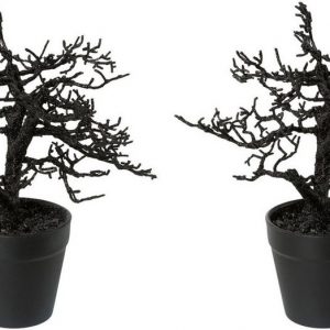 Creativ green Künstlicher Weihnachtsbaum, im farblich passenden Topf und mit Glitzer-Optik