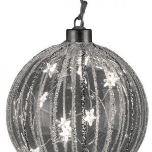 dekojohnson Christbaumschmuck »dekojohnson Weihnachtskugel LED-Glas-Kugel als«