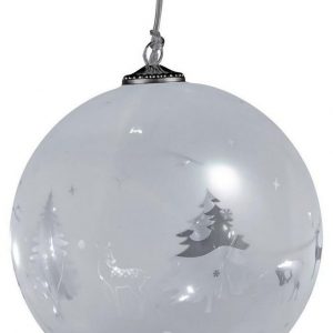 dekojohnson Christbaumschmuck »dekojohnson Weihnachtskugel LED-Glas-Kugel als«