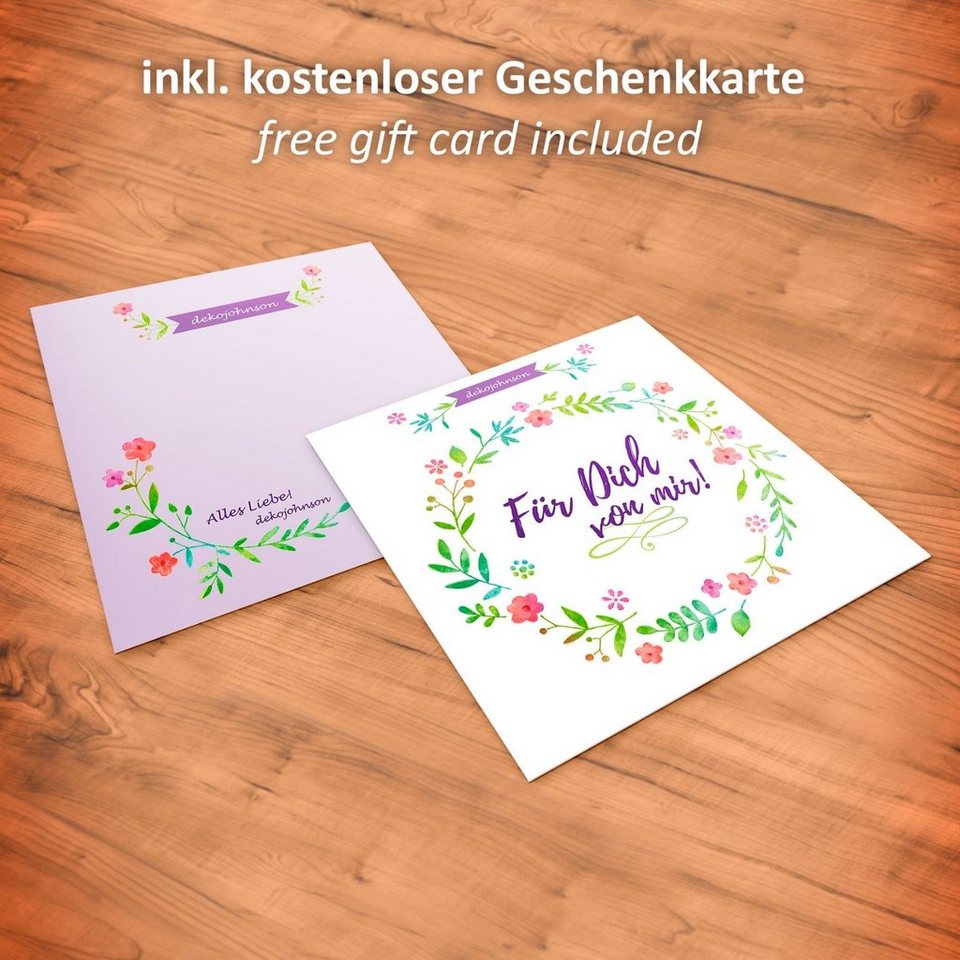 dekojohnson Künstlicher Weihnachtsbaum »Deko-Baum mit Waldmotiv 3D Holzbild Waldszene 16cm« – Bild 3