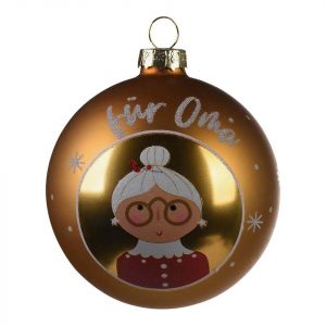 Depot Weihnachtsbaumkugel »Glas-Weihnachtskugel Depotschi Oma«