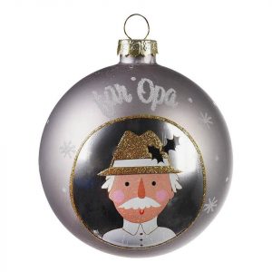 Depot Weihnachtsbaumkugel »Glas-Weihnachtskugel Depotschi Opa«