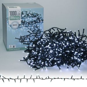 ECD Germany Lichterkette »weiß 1000 LED Clusterlichterkette Weihnachtsbaum«