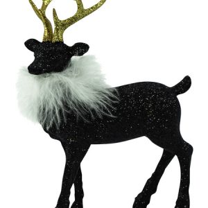 Elchkopf, Höhe: 20 cm, schwarz