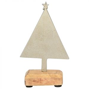 Exner GmbH Garten- & Wohnaccessoires Dekoobjekt »Baum Puri – Holz/Aluminium – 17x10x5 cm«