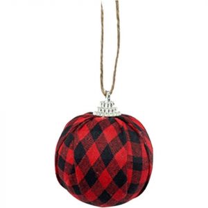 Favson Weihnachtsbaumkugel »Weihnachtskugeln Weihnachtsdeko Kariertes Schaumkugel Weihnachtsbaumschmuck Feine Dekorative Kleinigkeit Christmas…