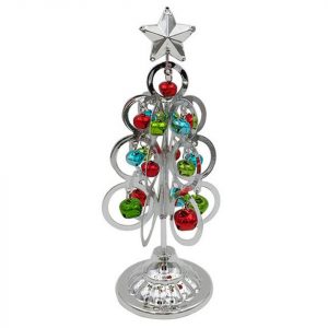 FeelGlad Künstlicher Weihnachtsbaum »Mini-Eisen-Weihnachtsbaum, Silber Sechsseitiger Kreisbaum, Festliche Dekoration«