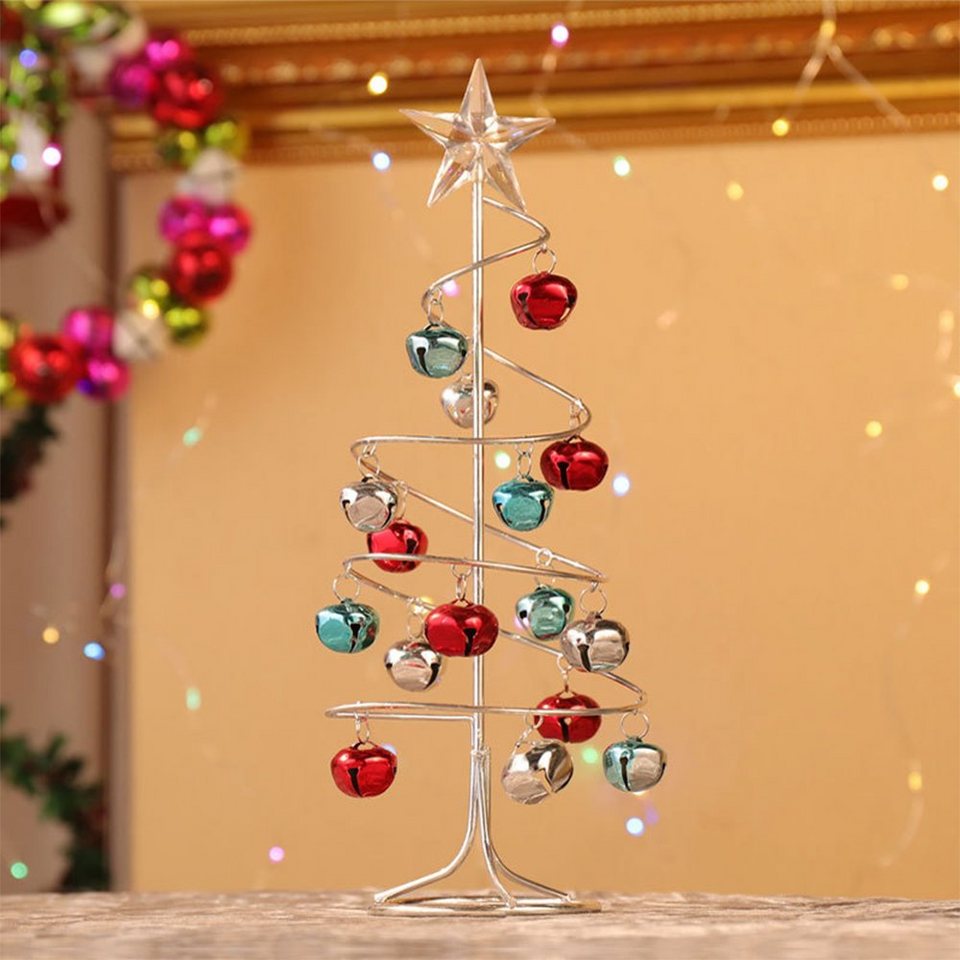 ️FeelGlad Künstlicher Weihnachtsbaum »Mini Eisen Weihnachtsbaum, Silber