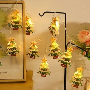 Fortunesn LED-Lichterkette »Weihnachtslicht Lichterkette, 1.5M 10 LED Weihnachtsdekoration Lichterkette, Weihnachtsbaum Weihnachtsbeleuchtung…