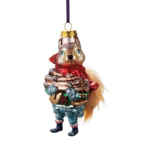 Giftcompany Christbaumschmuck »Hänger Eichhörnchen mit Holz – Hänger«