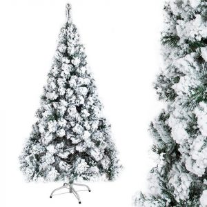 Gotoll Künstlicher Weihnachtsbaum »XM027-29«, 120 150 180 cm Weihnachtsbäume mit Schnee Tannenbaum mit Ständer Schneebedeckten Beschneiten Spitzen…
