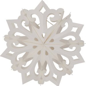 Guru-Shop Christbaumschmuck »Snowflake Design Dekoobjekt, Lampenschirm -..«
