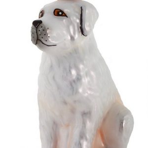 Hamburger Weihnachtskontor Christbaumschmuck »Retriever weiß«, Dekohänger – mundgeblasen – handdekoriert