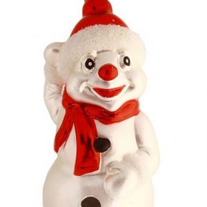 Hamburger Weihnachtskontor Christbaumschmuck »Schneemann«, Dekohänger – mundgeblasen – handdekoriert