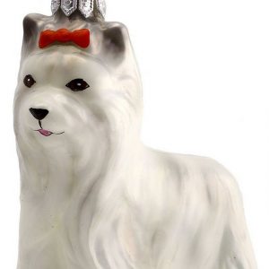 Hamburger Weihnachtskontor Christbaumschmuck »Shih Tzu«, Dekohänger – mundgeblasen – handdekoriert