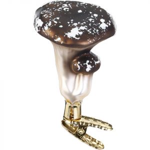 INGE-GLAS® Christbaumschmuck »brauner Pfifferling« (1-tlg), mundgeblasen, handbemalt