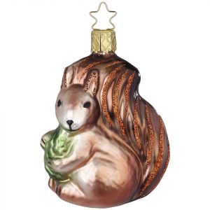 INGE-GLAS® Christbaumschmuck »Eichhörnchen 9cm« (1-tlg), mundgeblasen, handbemalt