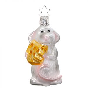 INGE-GLAS® Christbaumschmuck »Finger weg! Maus« (1-tlg), mundgeblasen, handbemalt