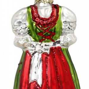 INGE-GLAS® Christbaumschmuck »Inge-Glas Christbaumanhänger Dirndl-Wies’n Gaudi«, Inge Glas Stenekrönchen