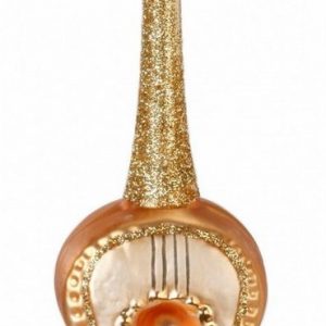INGE-GLAS® Christbaumschmuck »Inge-Glas Christbaumanhänger "Gitarre"«, Inge Glas Stenekrönchen