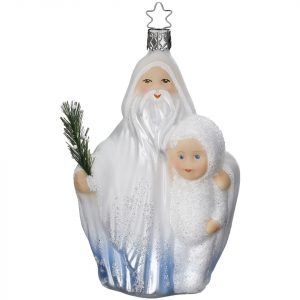 INGE-GLAS® Christbaumschmuck »Mein Gevatter Schnee« (1-tlg), mundgeblasen, handbemalt
