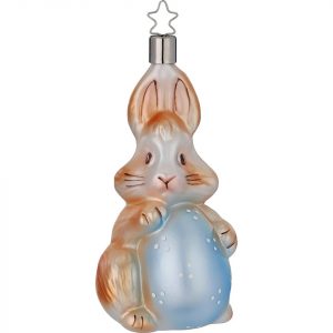 INGE-GLAS® Christbaumschmuck »Osterhase 11,5cm« (1-tlg), mundgeblasen, handbemalt