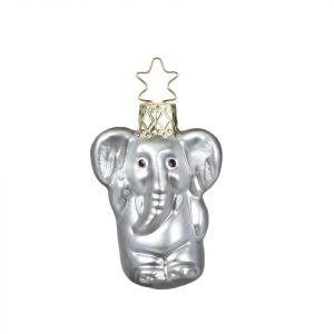 INGE-GLAS® Christbaumschmuck »Sanfter Elefant, Mini Elefant« (1-tlg), mundgeblasen, handbemalt