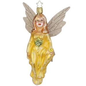 INGE-GLAS® Christbaumschmuck »Sitara Fee aus der Anderswelt« (1-tlg), leuchtet im Dunkel, mundgeblasen, handbemalt