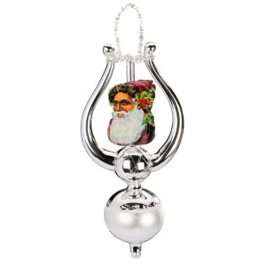 INGE-GLAS® Christbaumschmuck »Viktorianische Harfe 14 cm« (1-tlg), mundgeblasen, handbemalt