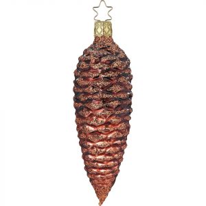 INGE-GLAS® Christbaumschmuck »Zapfen 13,5cm« (1-tlg), mundgeblasen, handbemalt