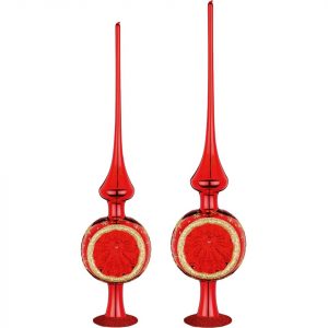 INGE-GLAS® Christbaumspitze »Sternenhimmel« (1-tlg), mundgeblasen, handbemalt