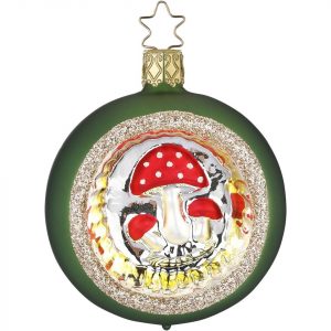 INGE-GLAS® Weihnachtsbaumkugel »Waldpilze« (1 St), mundgeblasen, handbemalt