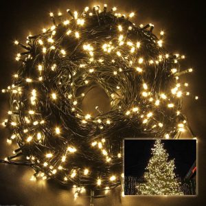 interGo LED-Lichterkette »LED Lichterkette Lichtervorhang lichternetz LED-Leuchtermittel Weihnachtsbeleuchtung Weihnachtsdeko Tannenbaum Christbaum…