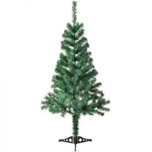 Juskys Künstlicher Weihnachtsbaum »Tannenbaum 120×59 (HxB) cm mit Ständer«, Naturgetreues Tannenkleid, einfacher Aufbau, jahrelang verwendbar,…