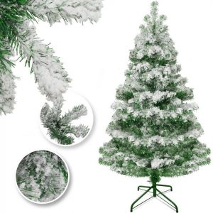 KESSER Künstlicher Weihnachtsbaum, Tannenbaum künstlich PE Weihnachten Edeltanne Schnellaufbau inkl. Christbaum-Ständer Weihnachtsdeko