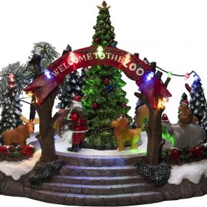 KONSTSMIDE Weihnachtsszene, mit Musik, 19 Dioden