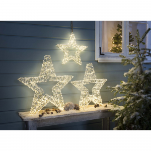 Koopman LED-Metallstern 960 LEDs warmweiß Ø 38 cm