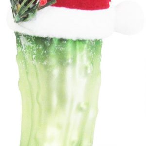 Krebs Glas Lauscha Christbaumschmuck »CBK30522«, (1 tlg.), Weihnachtsgurke