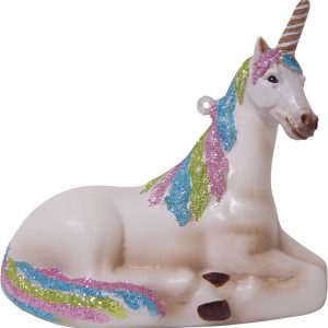Krebs Glas Lauscha Christbaumschmuck »Einhorn« (1-tlg), mundgeblasen
