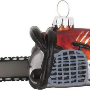 Krebs Glas Lauscha Christbaumschmuck »Kettensäge« (1-tlg), mundgeblasen