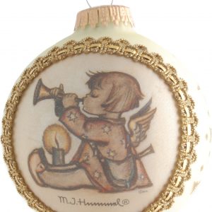 Krebs Glas Lauscha Weihnachtsbaumkugel »KGL77683«, (1 St.), aus Glas, mit Engelmotiv