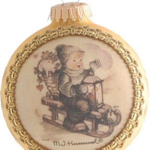 Krebs Glas Lauscha Weihnachtsbaumkugel »KGL77687« (1 St), aus Glas
