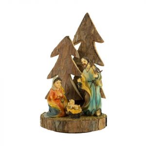 Krippenursel Krippe »Waldkrippe inkl. heiliger Familie K 132-01« (4-tlg), Handbemalte Figuren