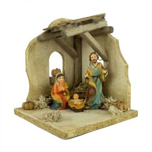 Krippenursel Krippe »Weihnachtskrippe Selb inkl. heiliger Familie K 132-01« (4-tlg), handbemalte Figuren