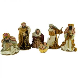 Krippenursel Krippenfigur »Ankleidefiguren 6-tlg., ca. 13 cm, K 114« (6 St., 6-tlg), handbemalte Krippenfiguren