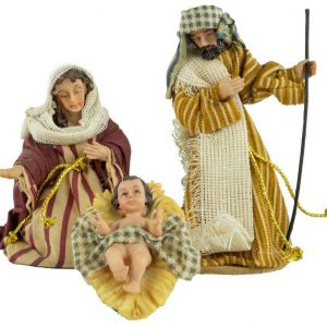 Krippenursel Krippenfigur »Ankleidefiguren Heilige Familie 3-tlg., ca. 13 cm, K 114-01« (3 St., 3-tlg), bekleidete Krippenfiguren