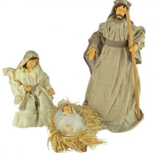 Krippenursel Krippenfigur »Ankleidefiguren Heilige Familie 3-tlg., ca. 26 cm, CR 38199« (3 St., 3-tlg), handbemalte Krippenfiguren